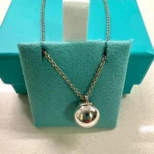 Tiffany Ball Pendant silver necklace